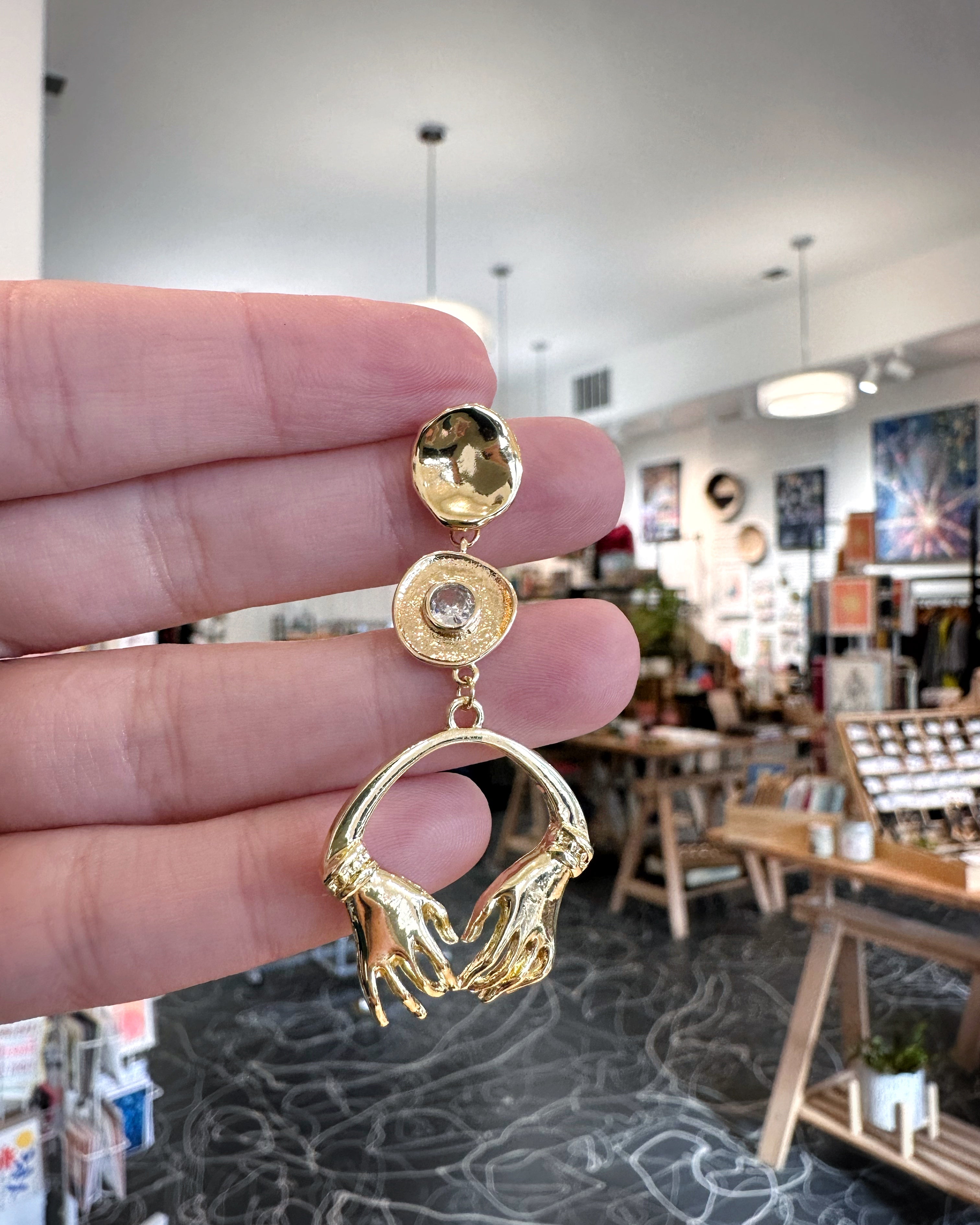 Delicate Hands Earrings