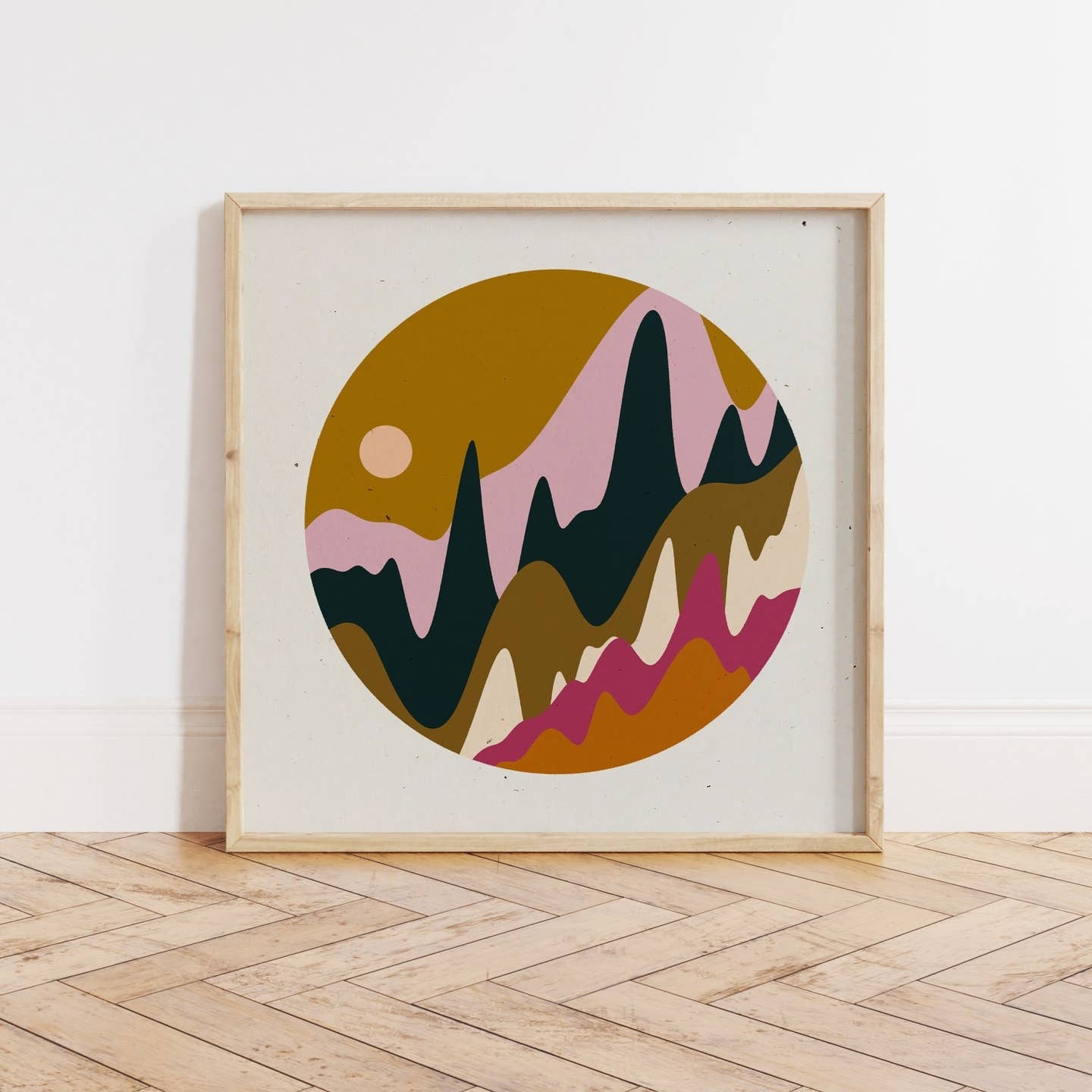 Highs and Lows Art Print