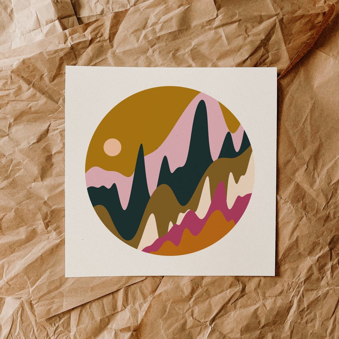 Highs and Lows Art Print