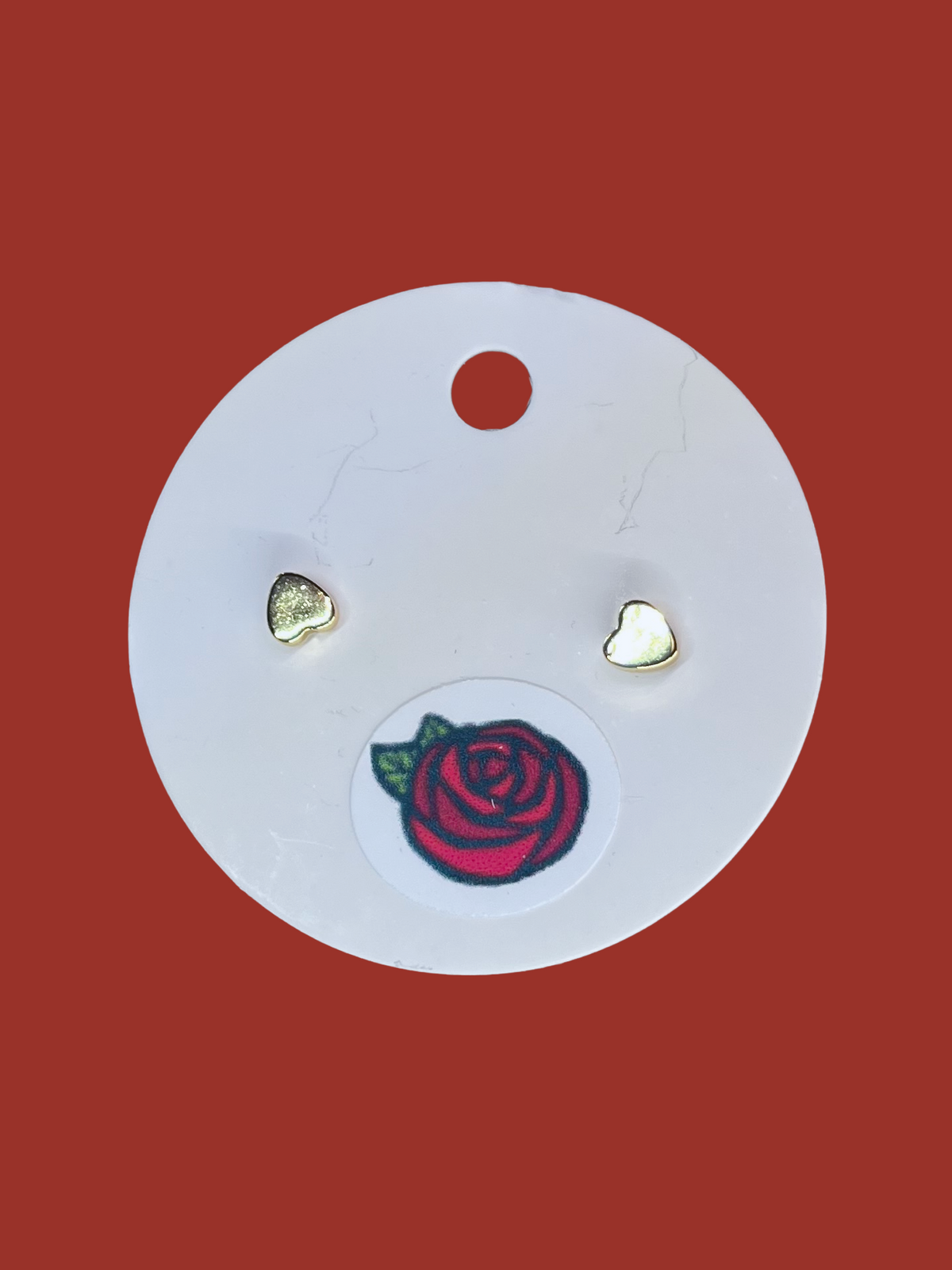 Heart Stud Earrings