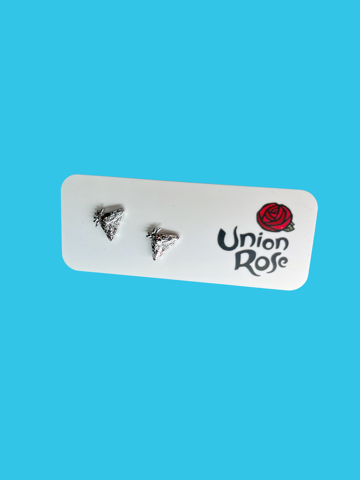 Moth Stud Earrings
