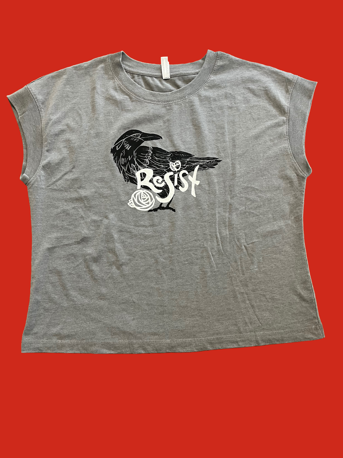 RESIST Screenprinted Boxy Tee