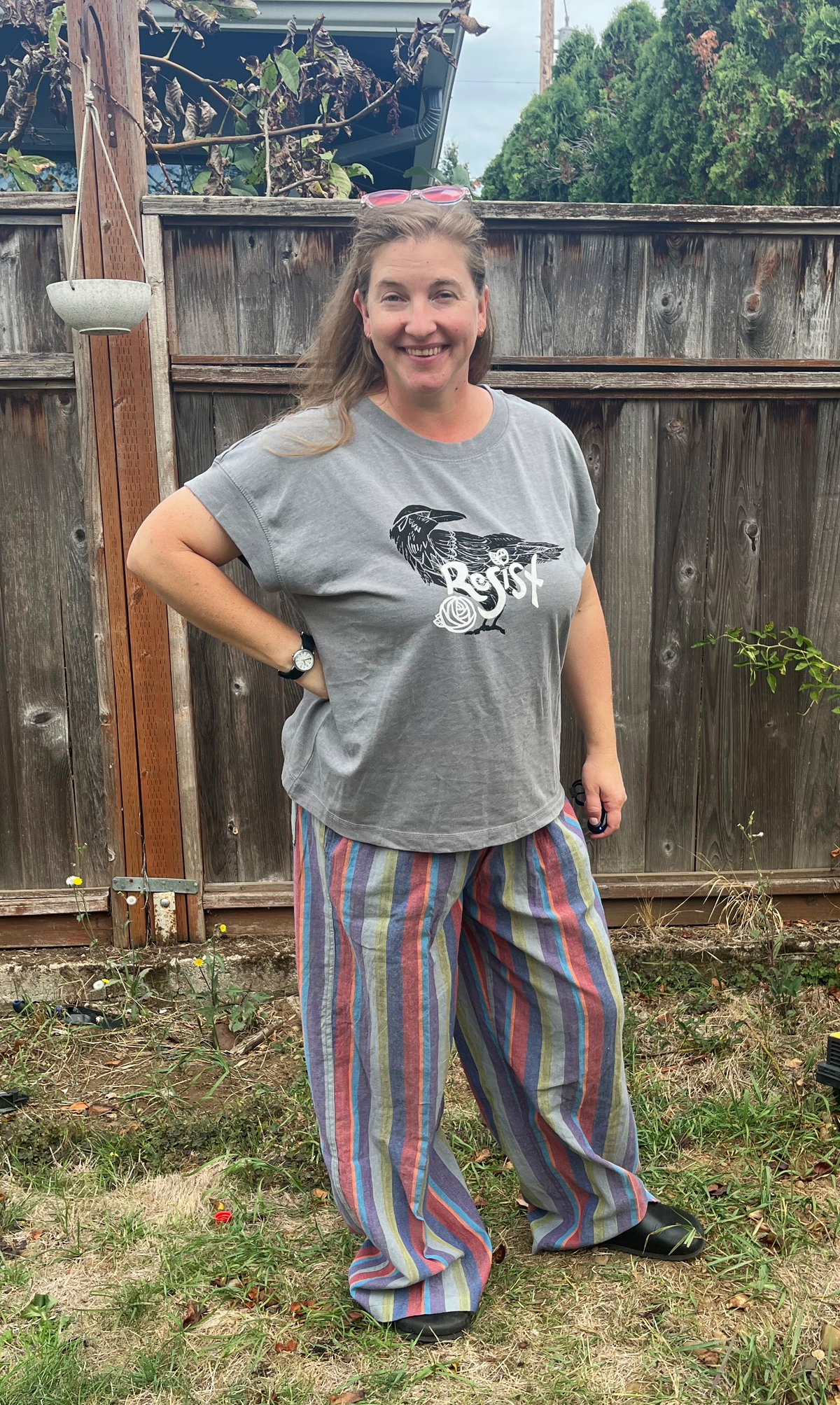 Rainbow Cotton Lounge Pants