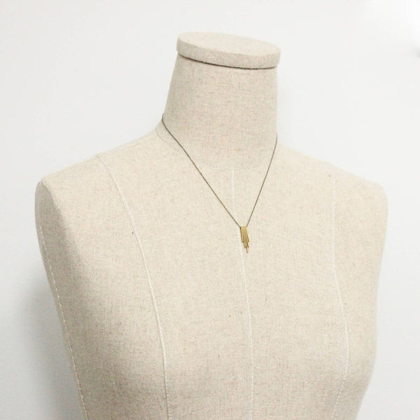 Delicate Brass Necklace