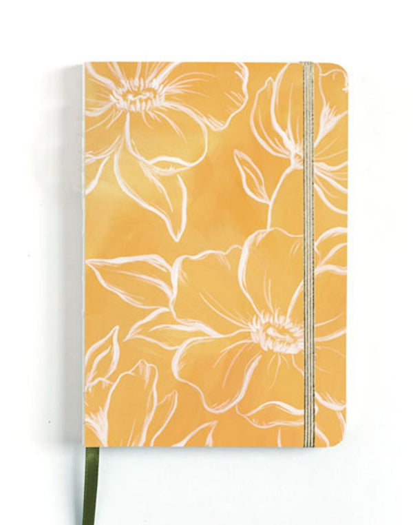 Golden Poppy Lined Journal