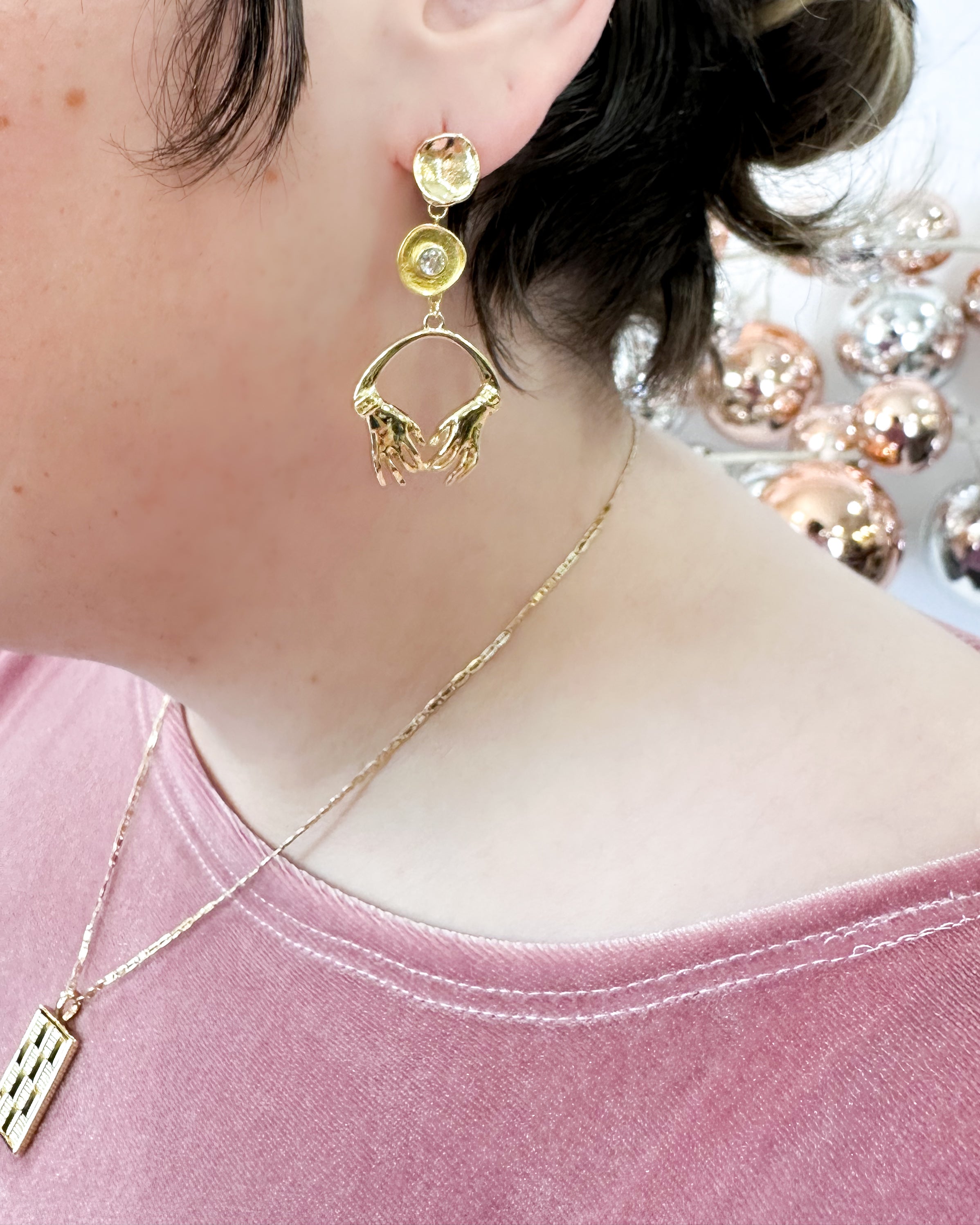 Delicate Hands Earrings