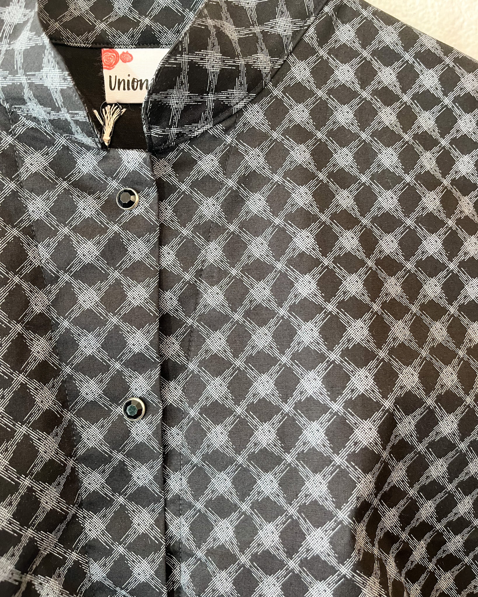 Avalon Dress in Crosshatch