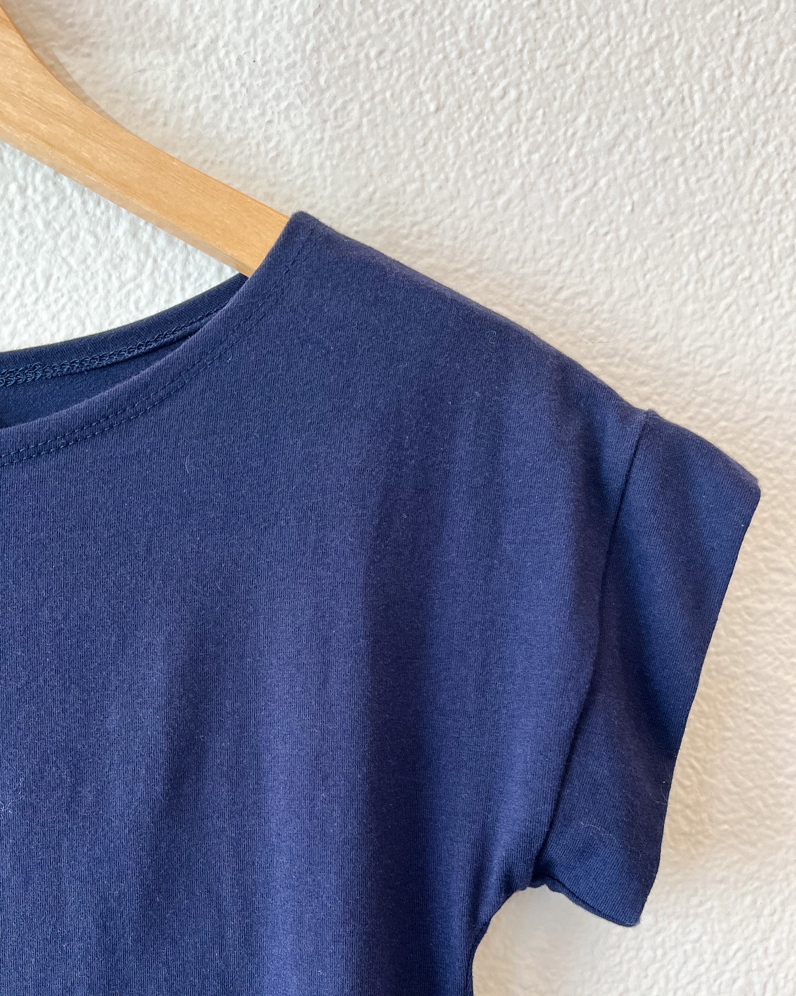 Meegan Top in Navy Organic Cotton