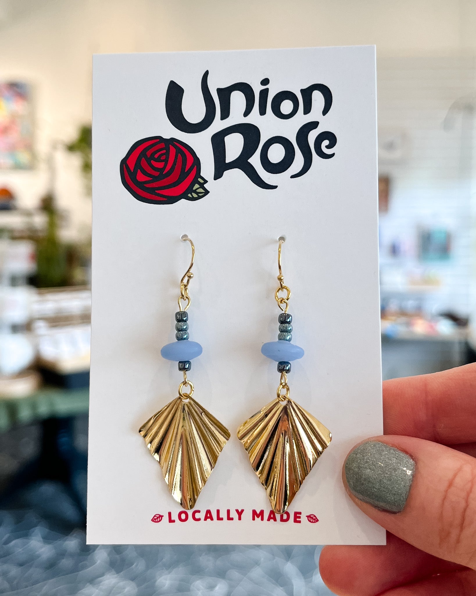 Greco Mixed Media Earrings