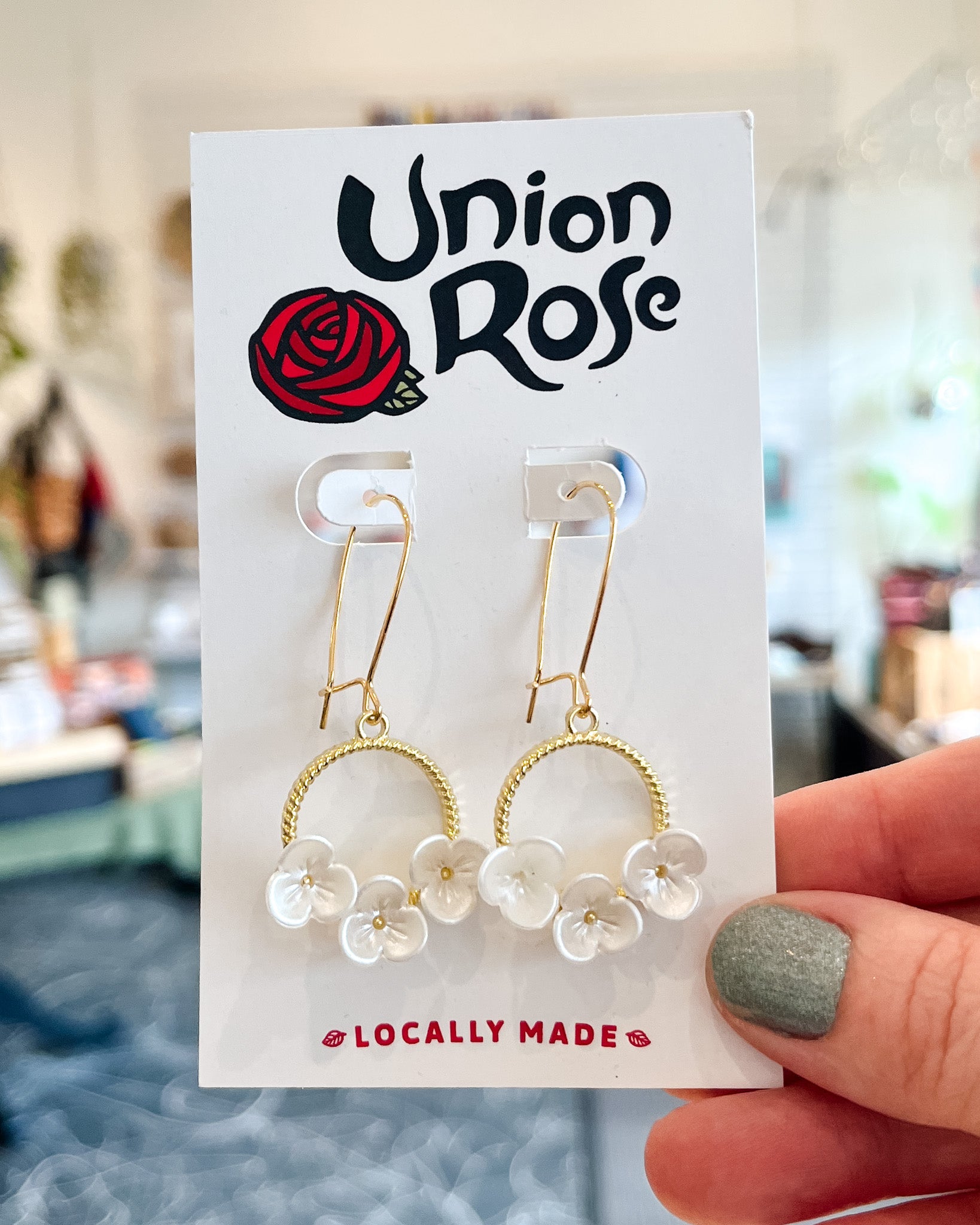 Plum Blossom Earrings