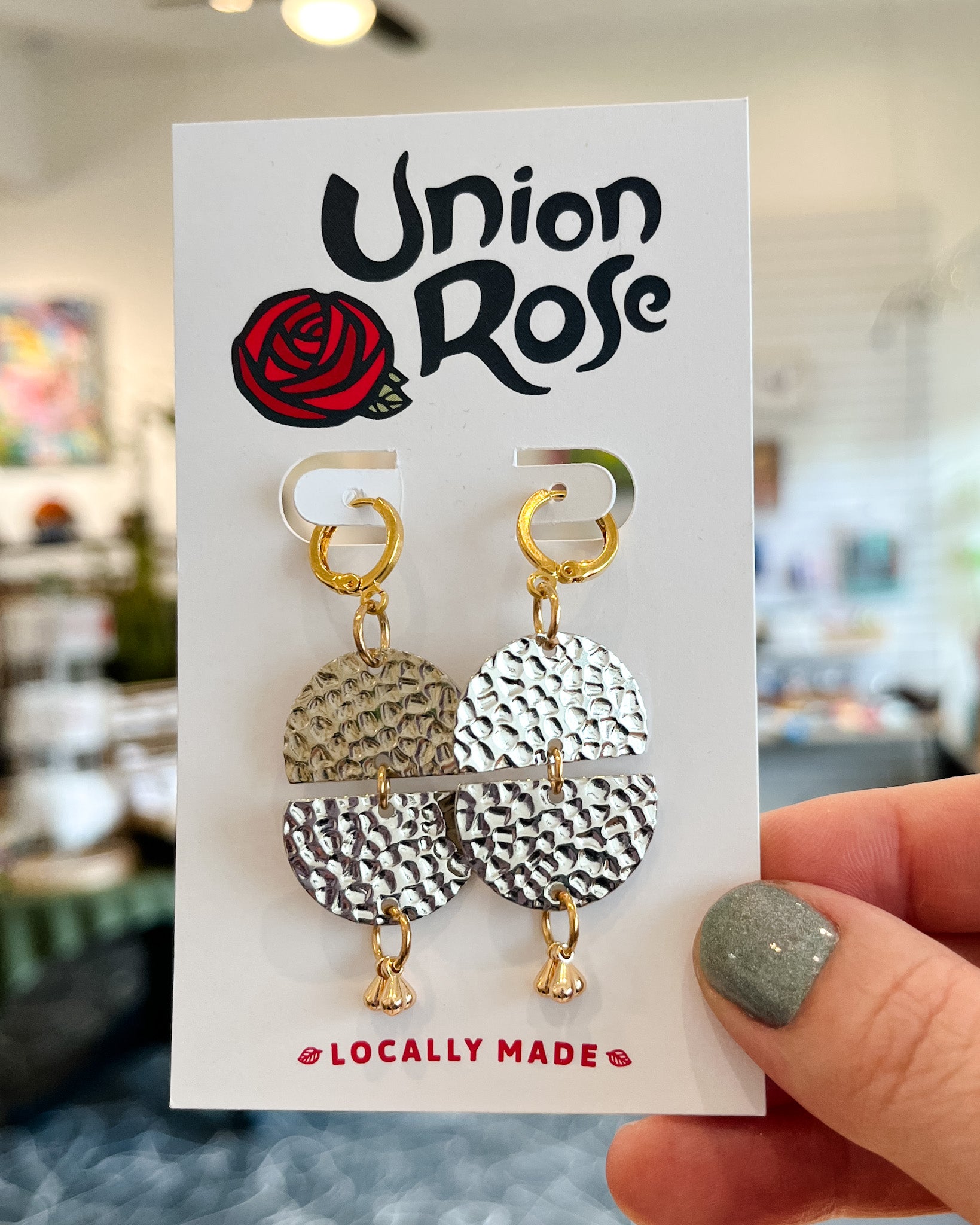 Half Circle Earrings