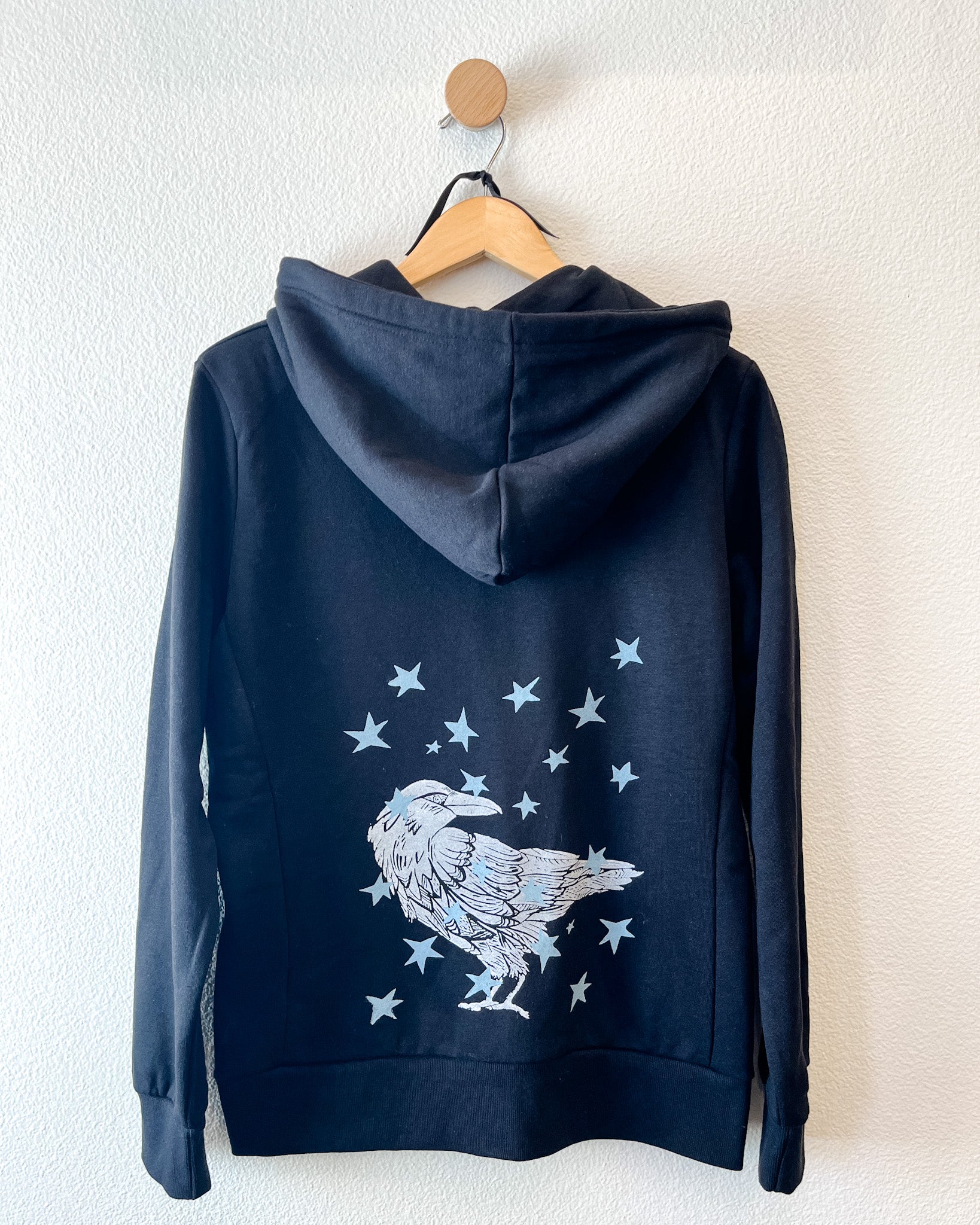 Corvid with Stars Hoodie