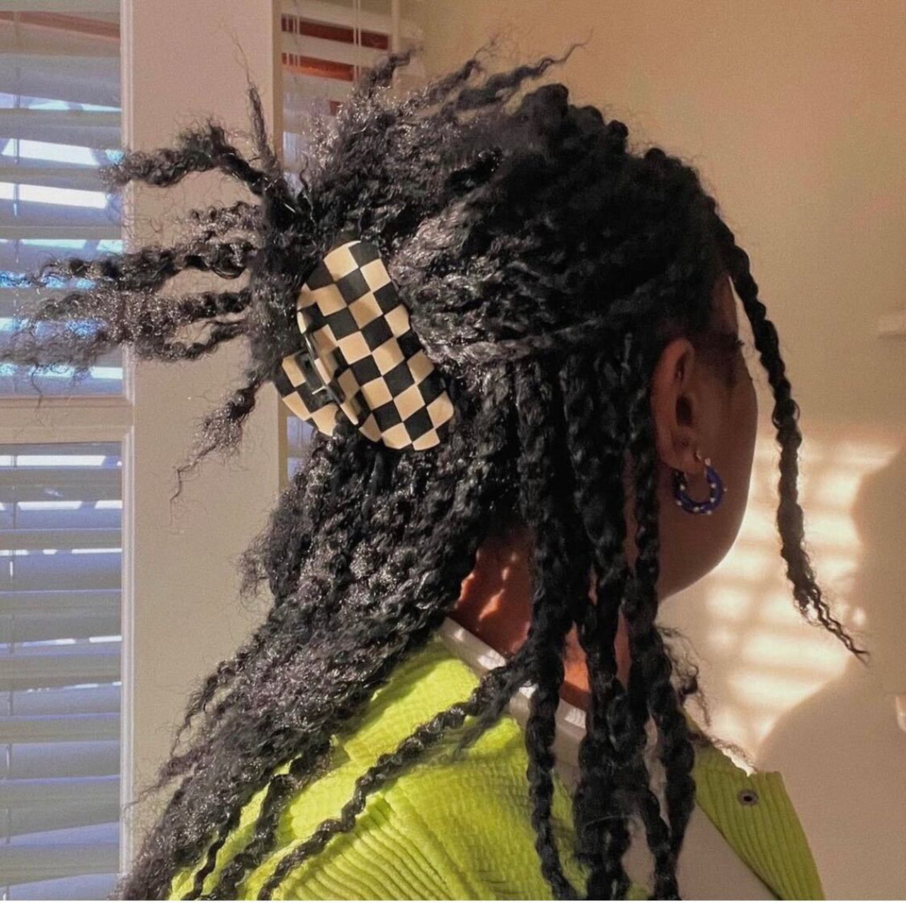 Checker Claw in Black & White