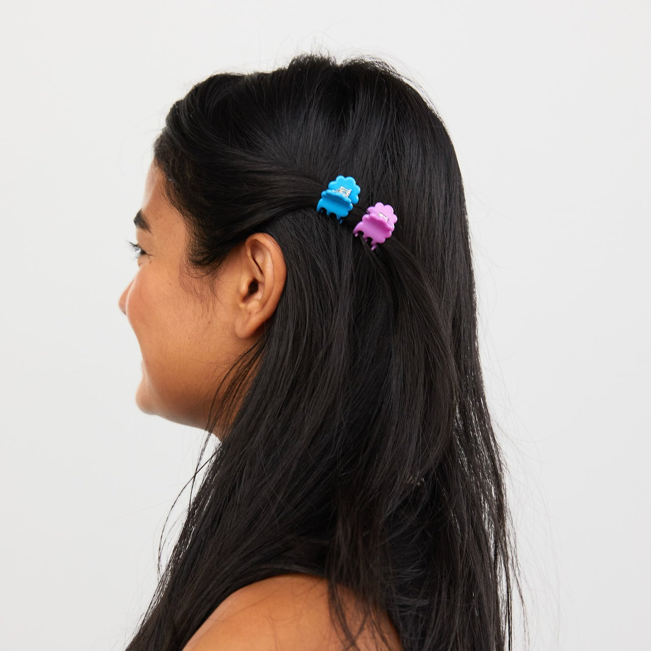 Micro Claw Set in Berry