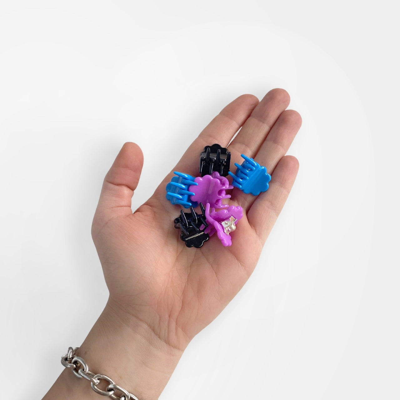 Micro Claw Set in Berry