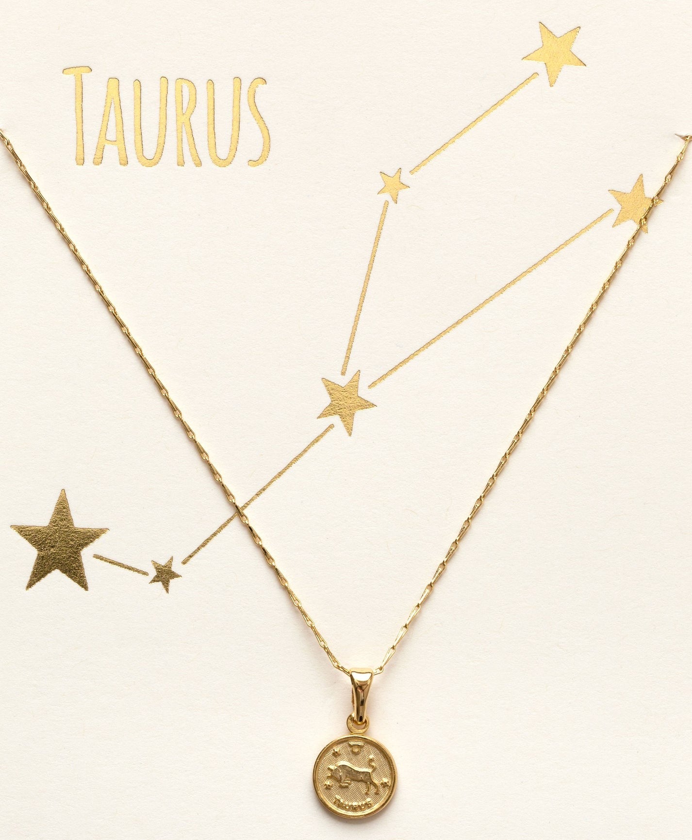 Taurus Zodiac Necklace