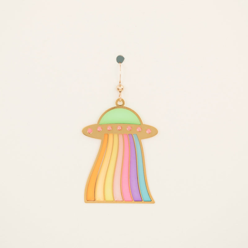 Translucent UFO Earrings