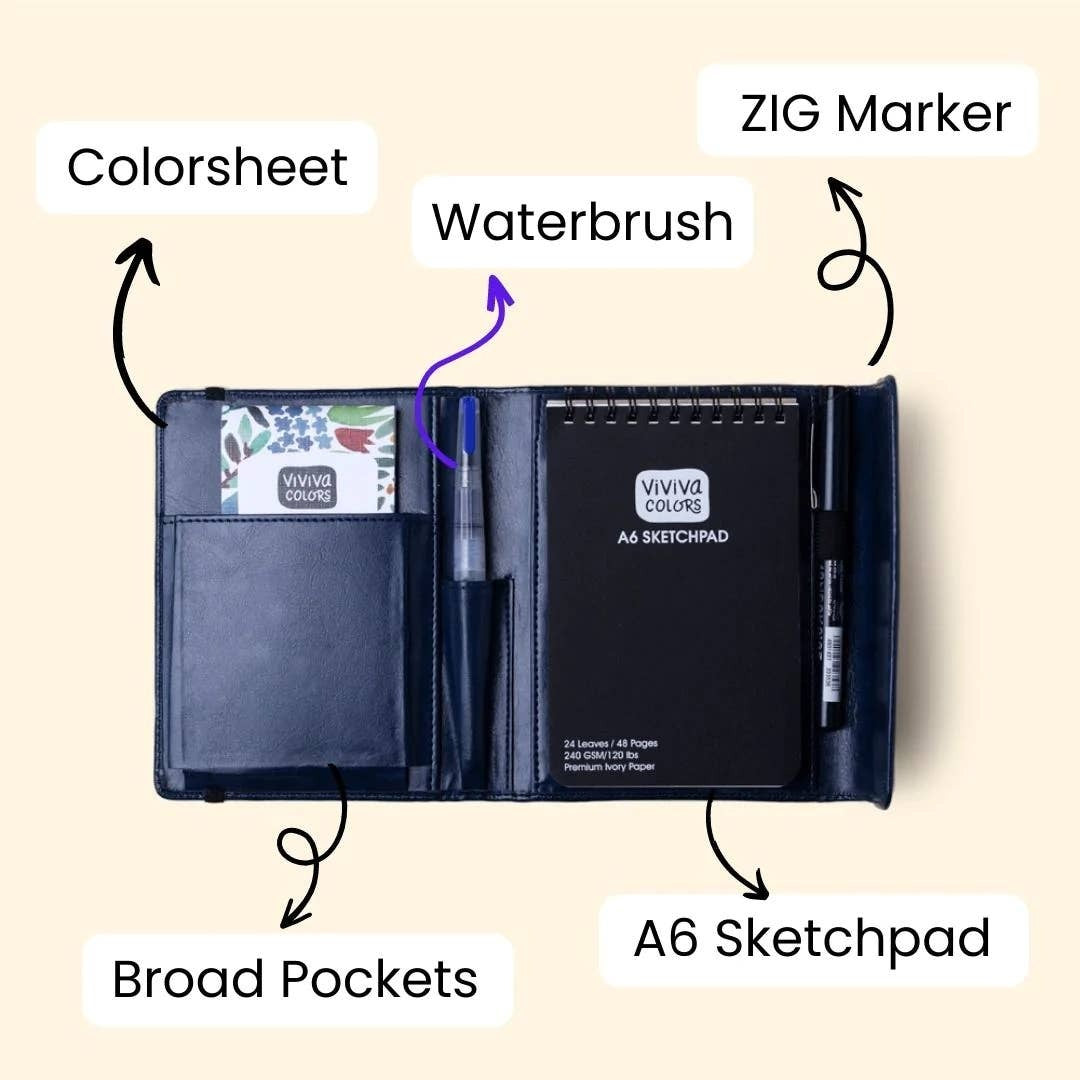 Travel Watercolor Paint Kit-2 Sizes