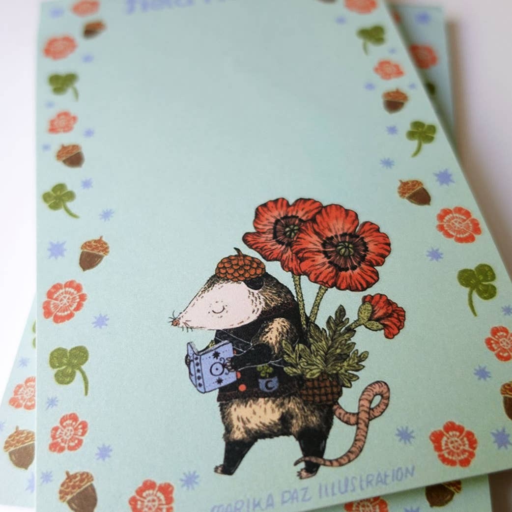 Cute Possum Jotter Notepad