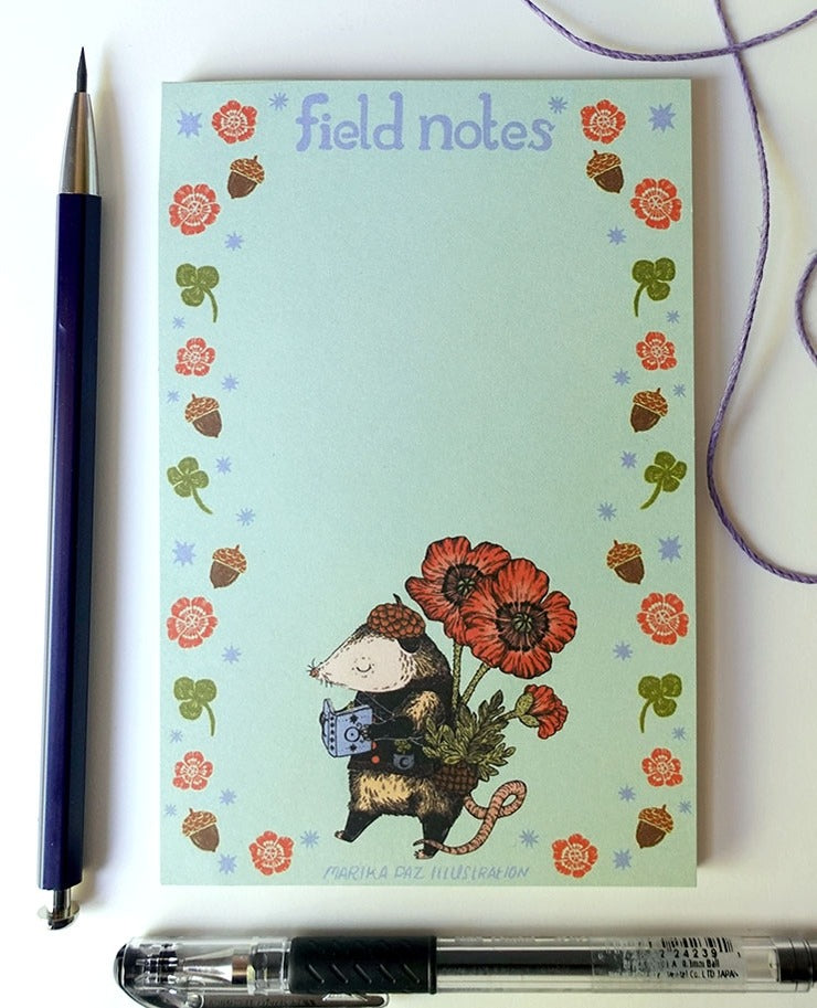 Cute Possum Jotter Notepad