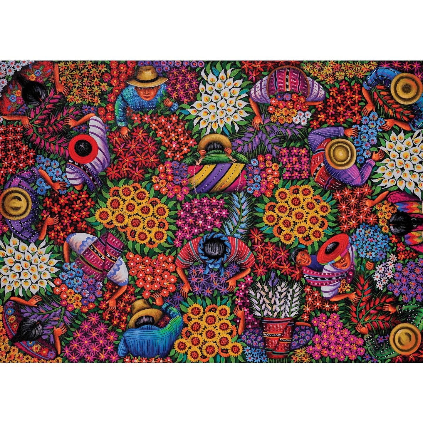Flower Harvest 500 Piece Puzzle