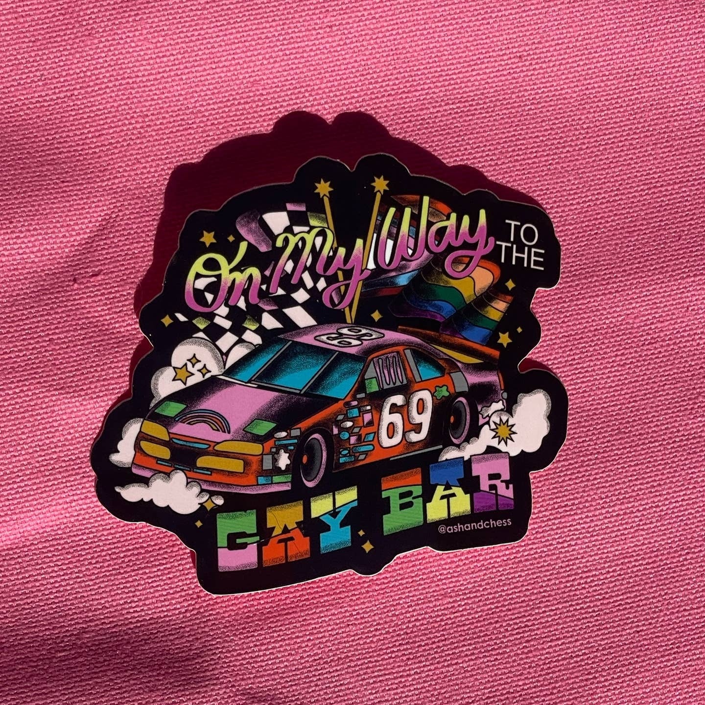 On my Way! Vinyl Sticker