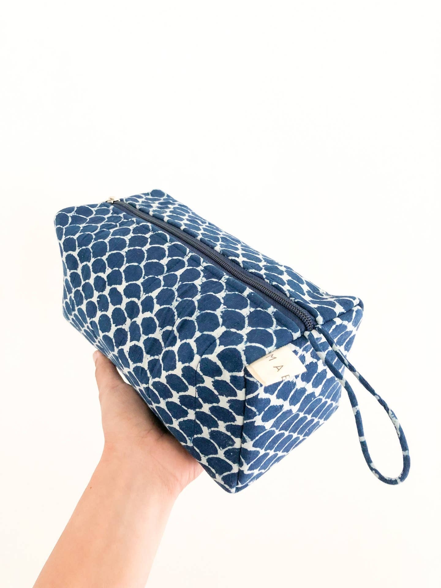 Block Print Dopp Kit