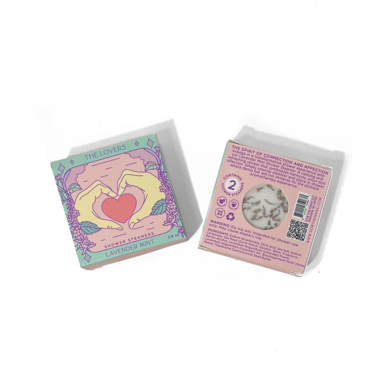 "The Lovers" Lavender Mint Shower Steamer Set