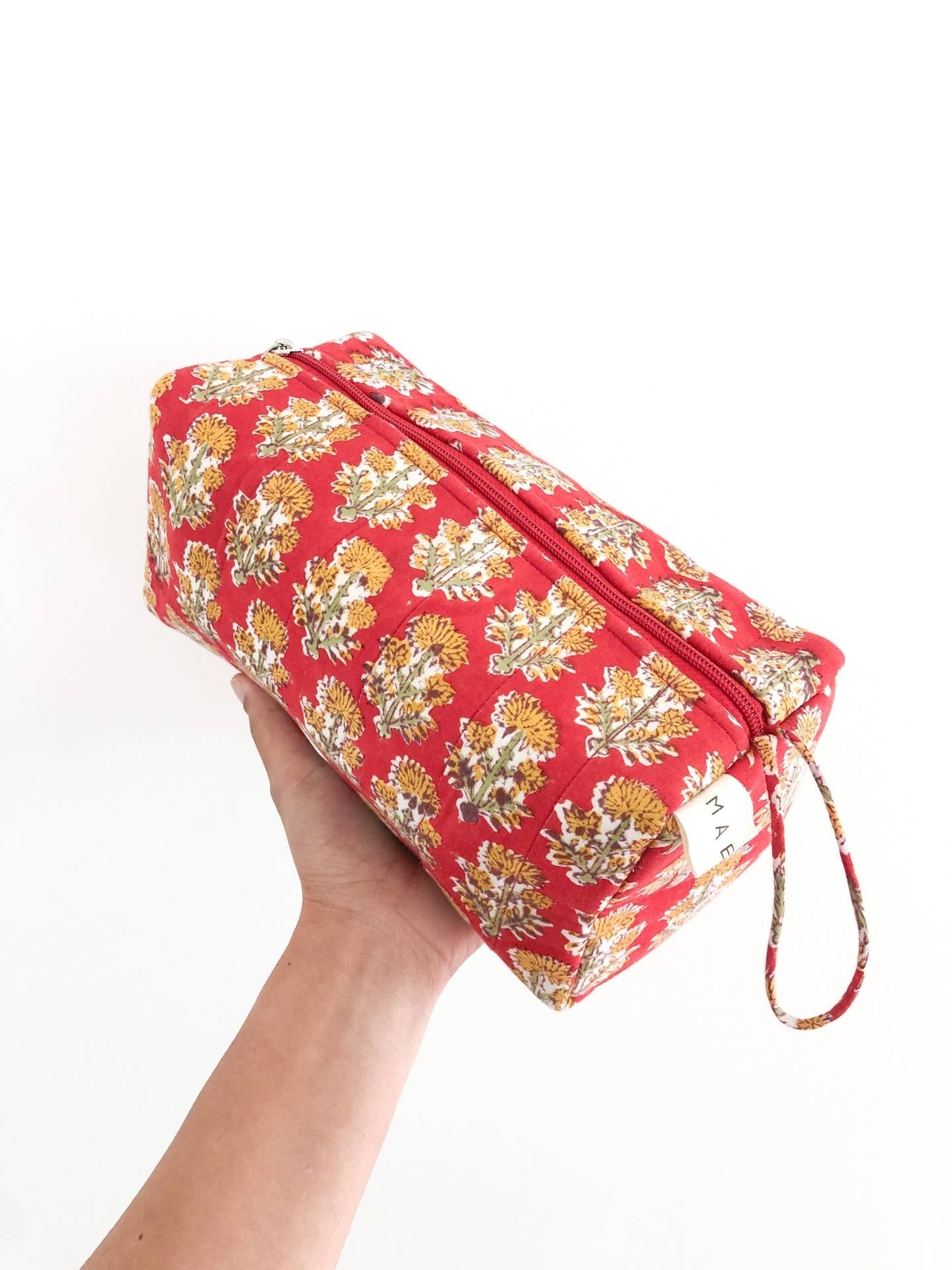 Block Print Dopp Kit