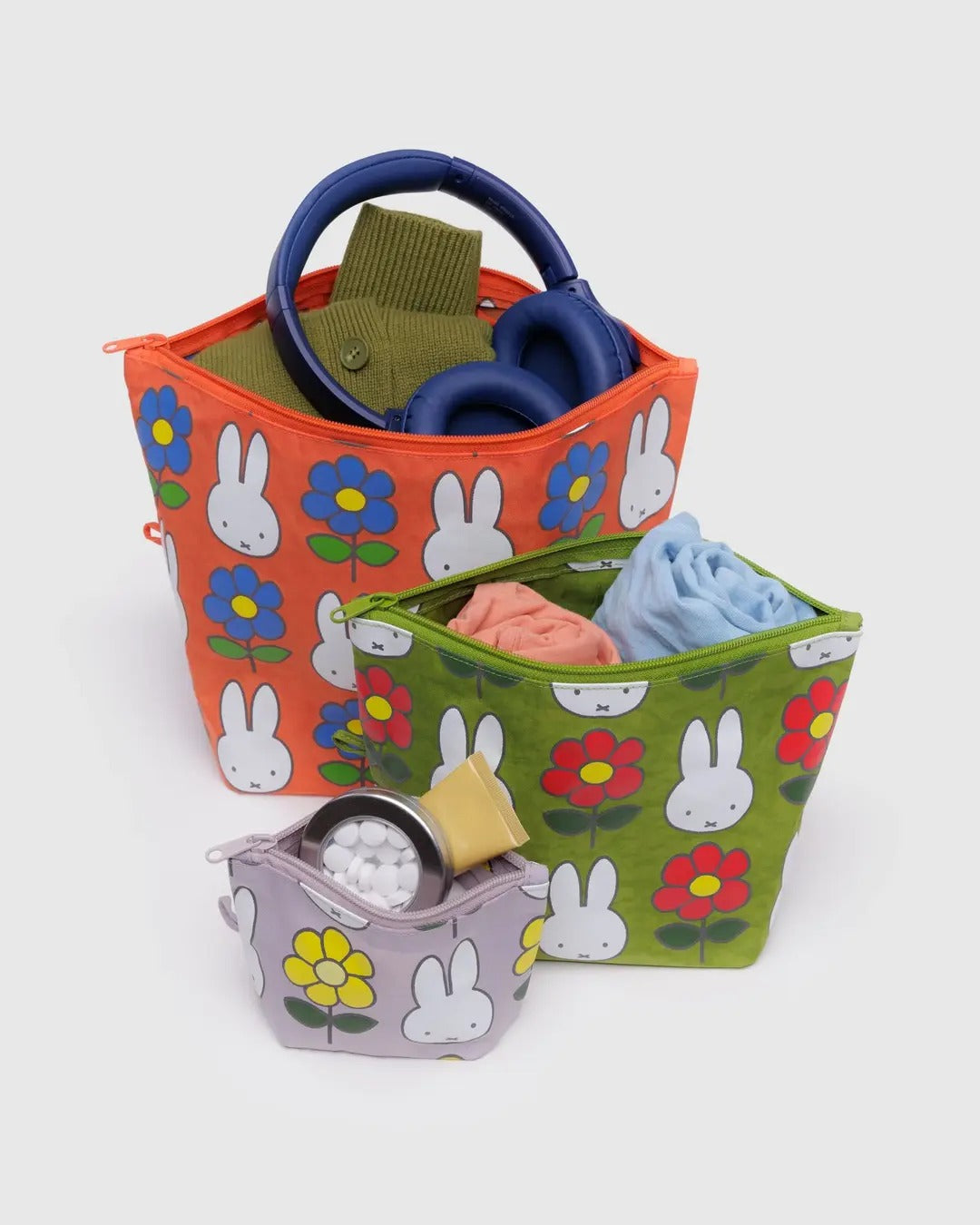 Baggu Go Pouches - Sets of 3