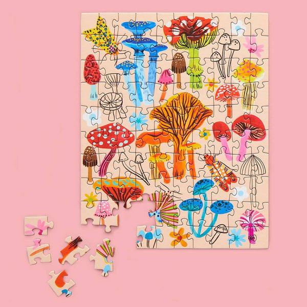 Mushroom Patch Puzzle Snax- 100pcs