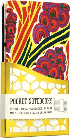 Pocket Notebooks- Set of 3