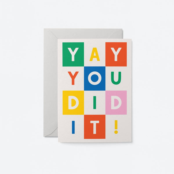 YAY! You did it!