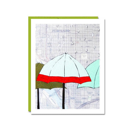 Portland Rain Card