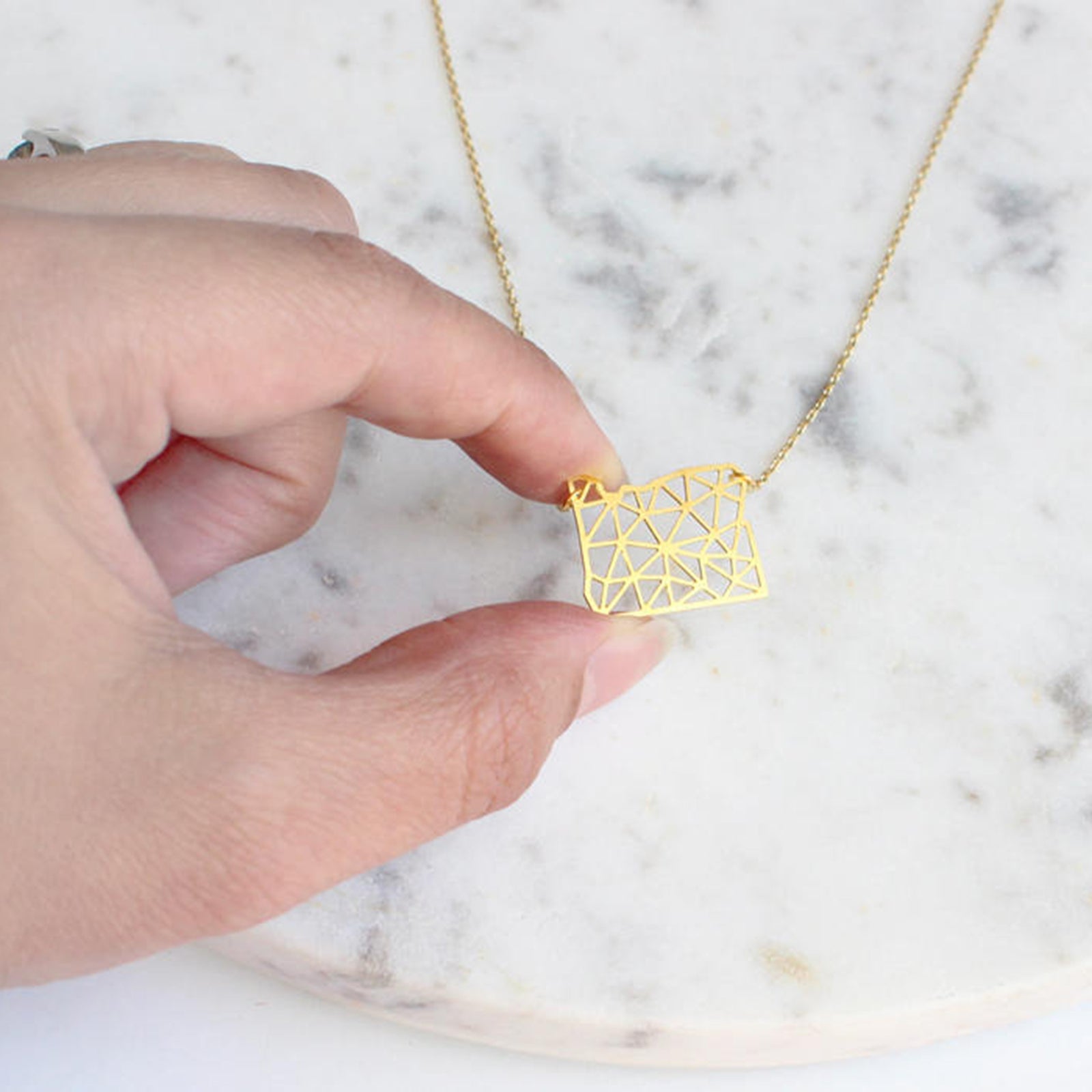 Geometric Oregon Necklace - UnionRose
