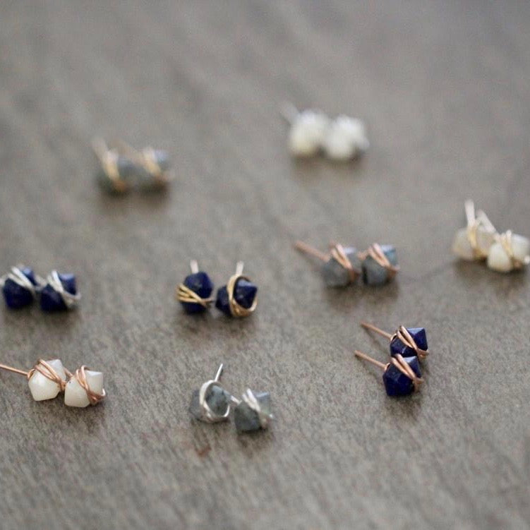 Gemstone Pike Studs