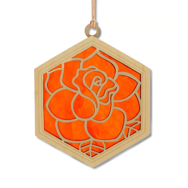 "Portland Rose" Suncatcher