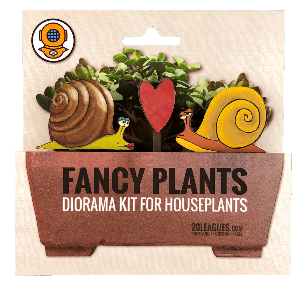 Fancy Plants Snail Love Diorama Kit