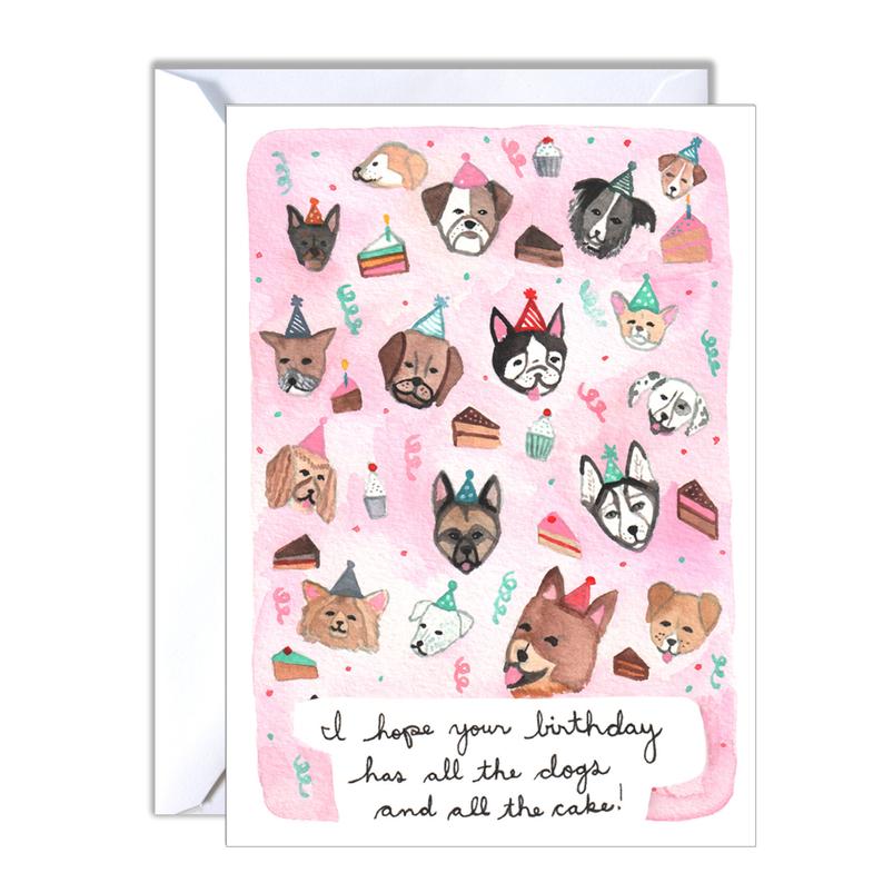 "All the Dogs" Birthday Card