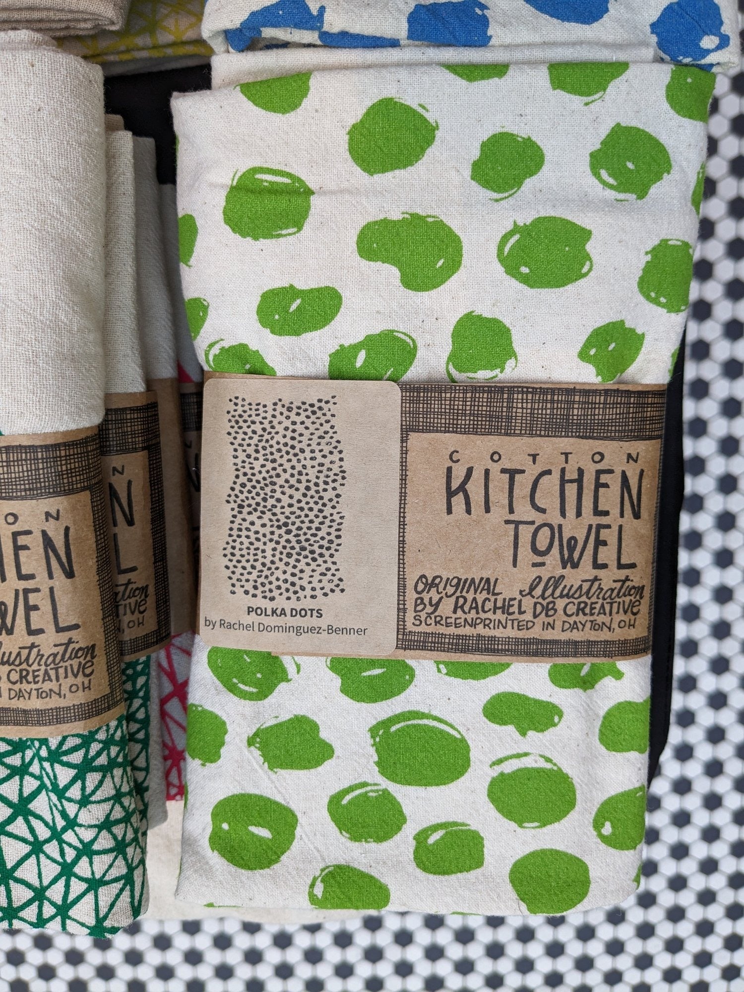 Polka Dots - 28x29" Kitchen Towel