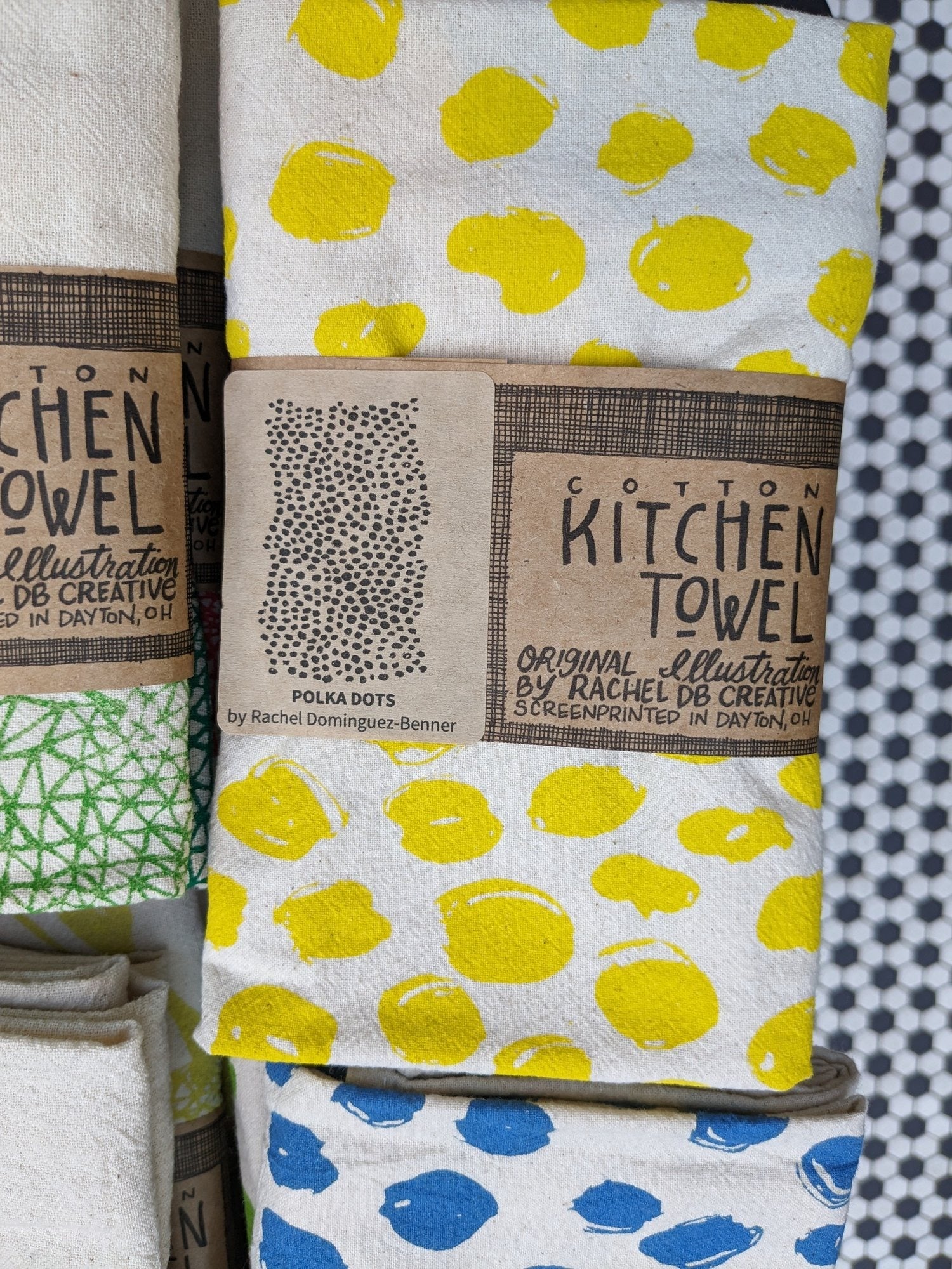 Polka Dots - 28x29" Kitchen Towel