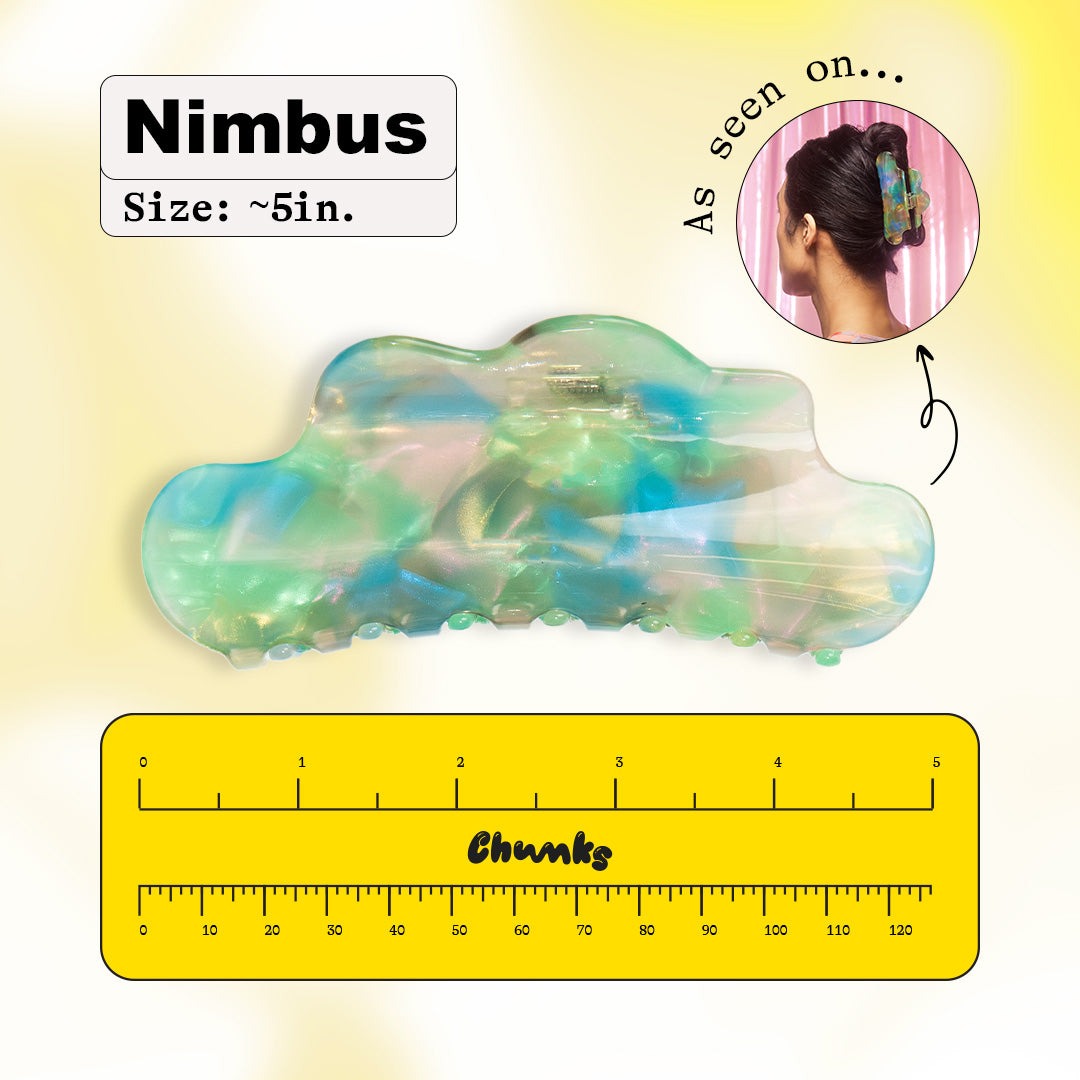 Nimbus Hair Claw in Lilac Sparkle