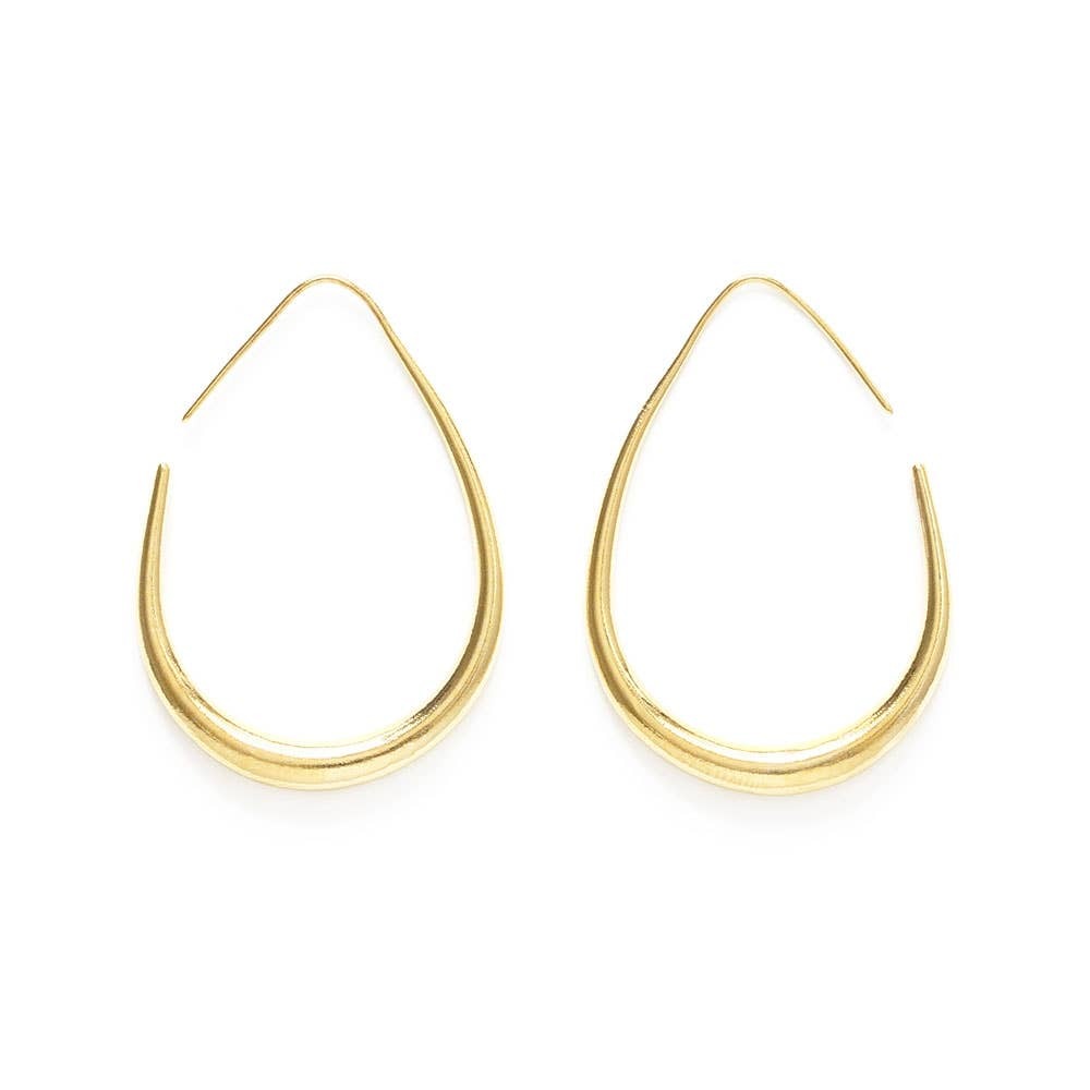 Teardrop Hoops