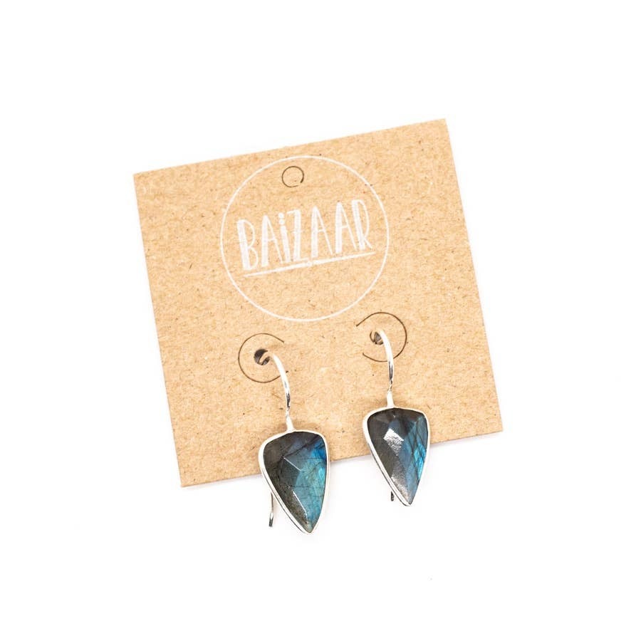 Sterling Silver Labradorite Earrings