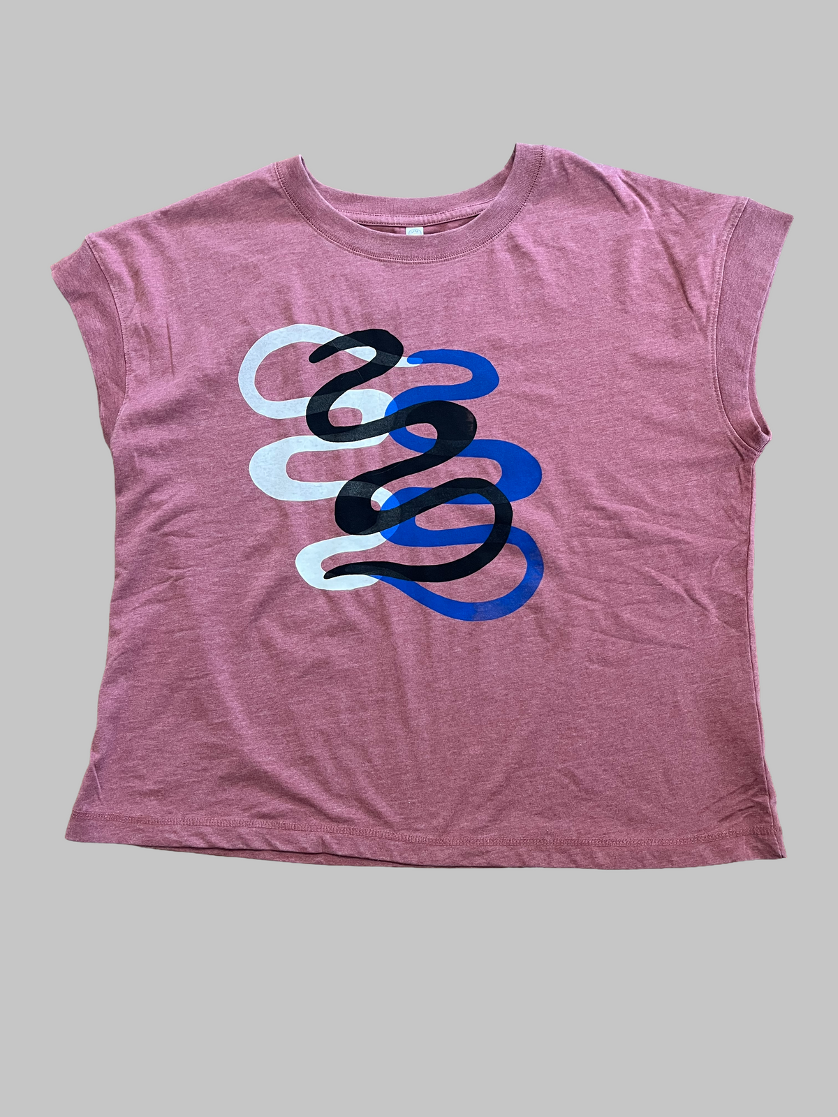 Squiggle Max Screenprinted Boxy Tee