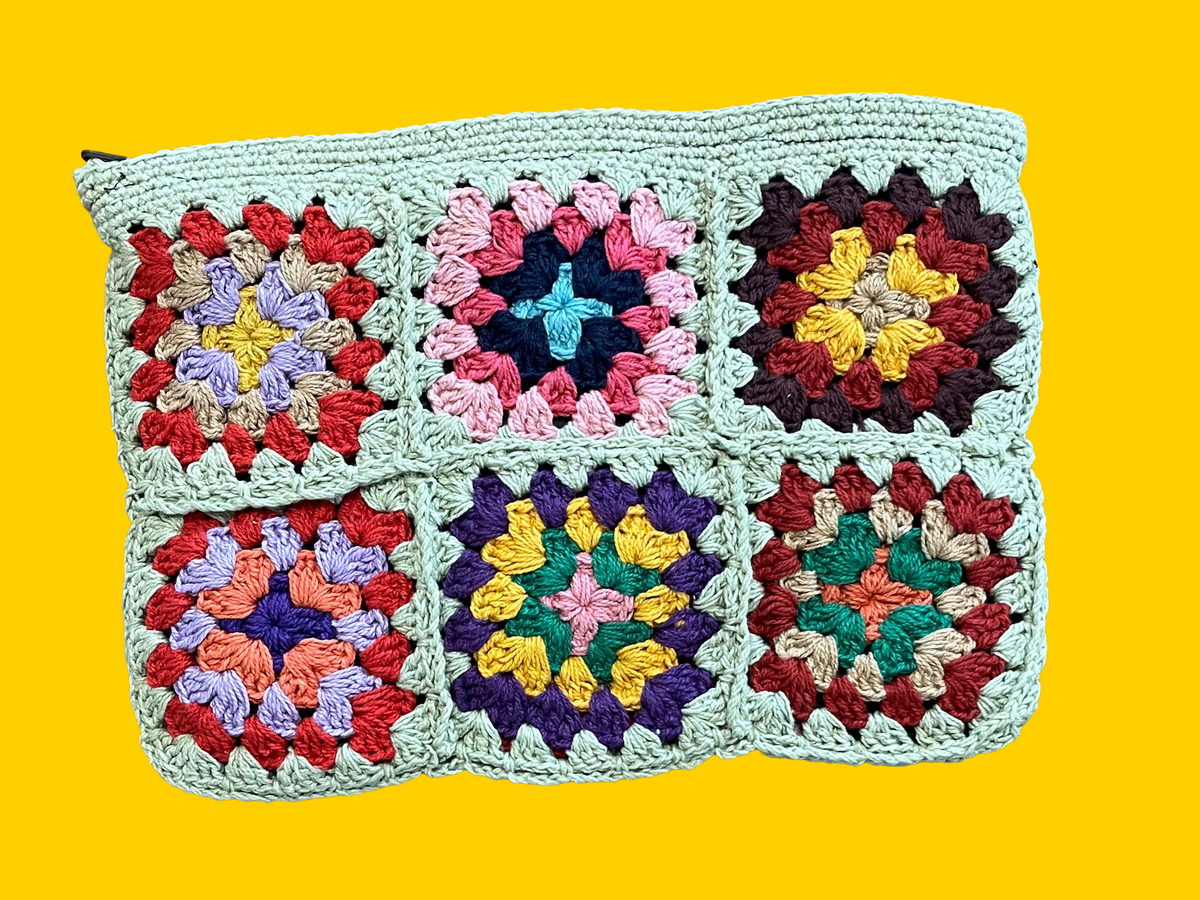 Granny Square Toiletries Bag