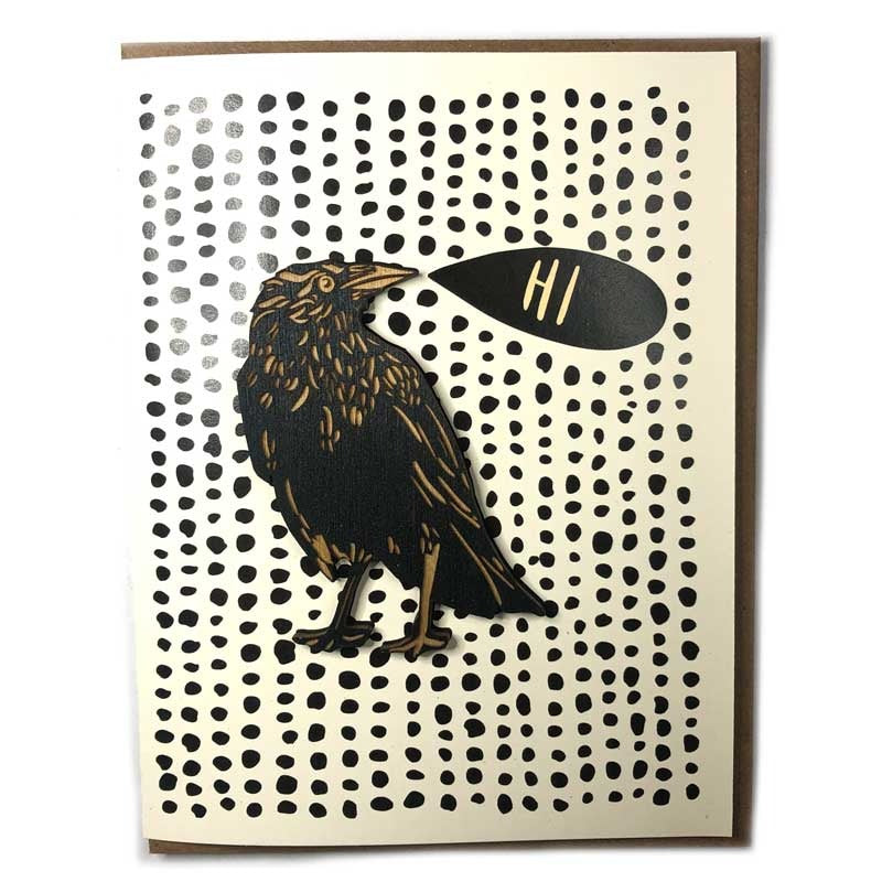 Crow Magnet Card