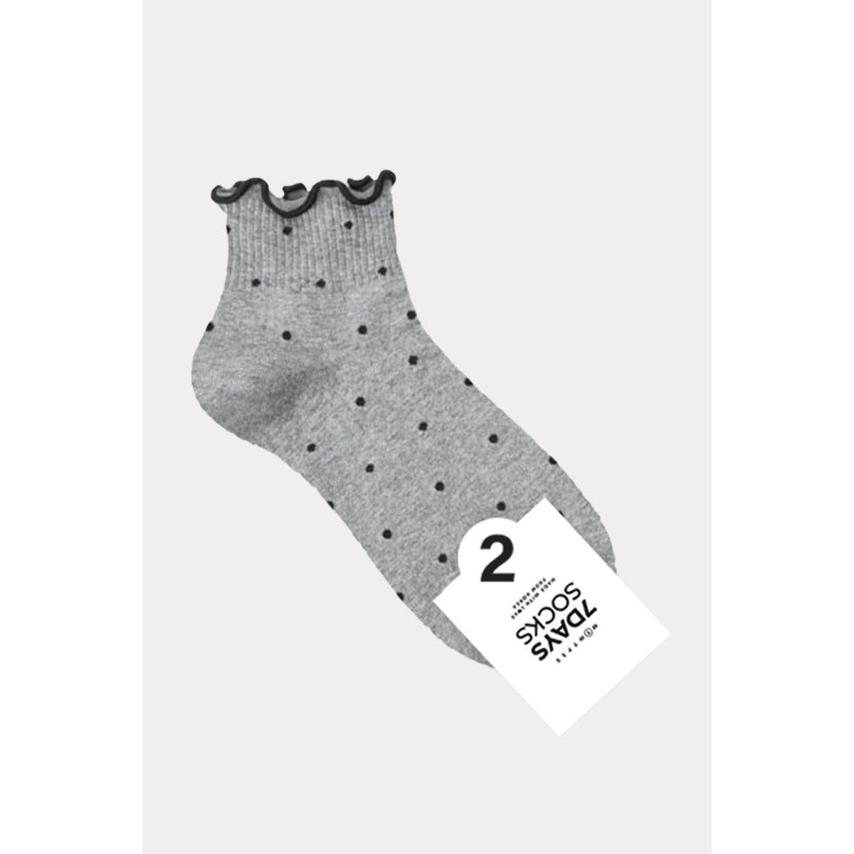 Frilly Dot Socks