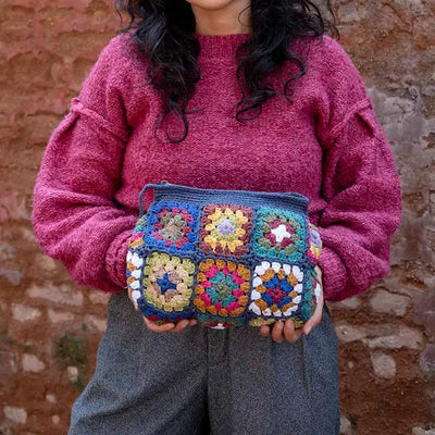 Granny Square Toiletries Bag