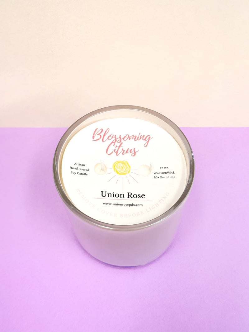 Blossoming Citrus 12oz Soy Candle